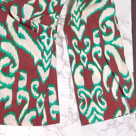 NWT Zara Selena Cotton Printed Front-tie top, size S - Picture 7 of 8